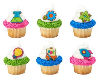 Science Toppers ~ Art Toppers ~ STEM ~ Cupcake Toppers ~ Cake Toppers