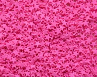 Pink Stars ~ Star Sprinkles ~ Star Quins ~ Edible Stars