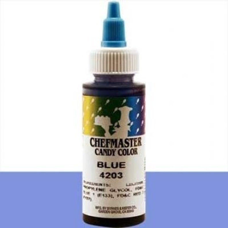 Chefmaster Oil Based Candy Colors ~ Chocolate Color ~ Blue Color - Etsy ...