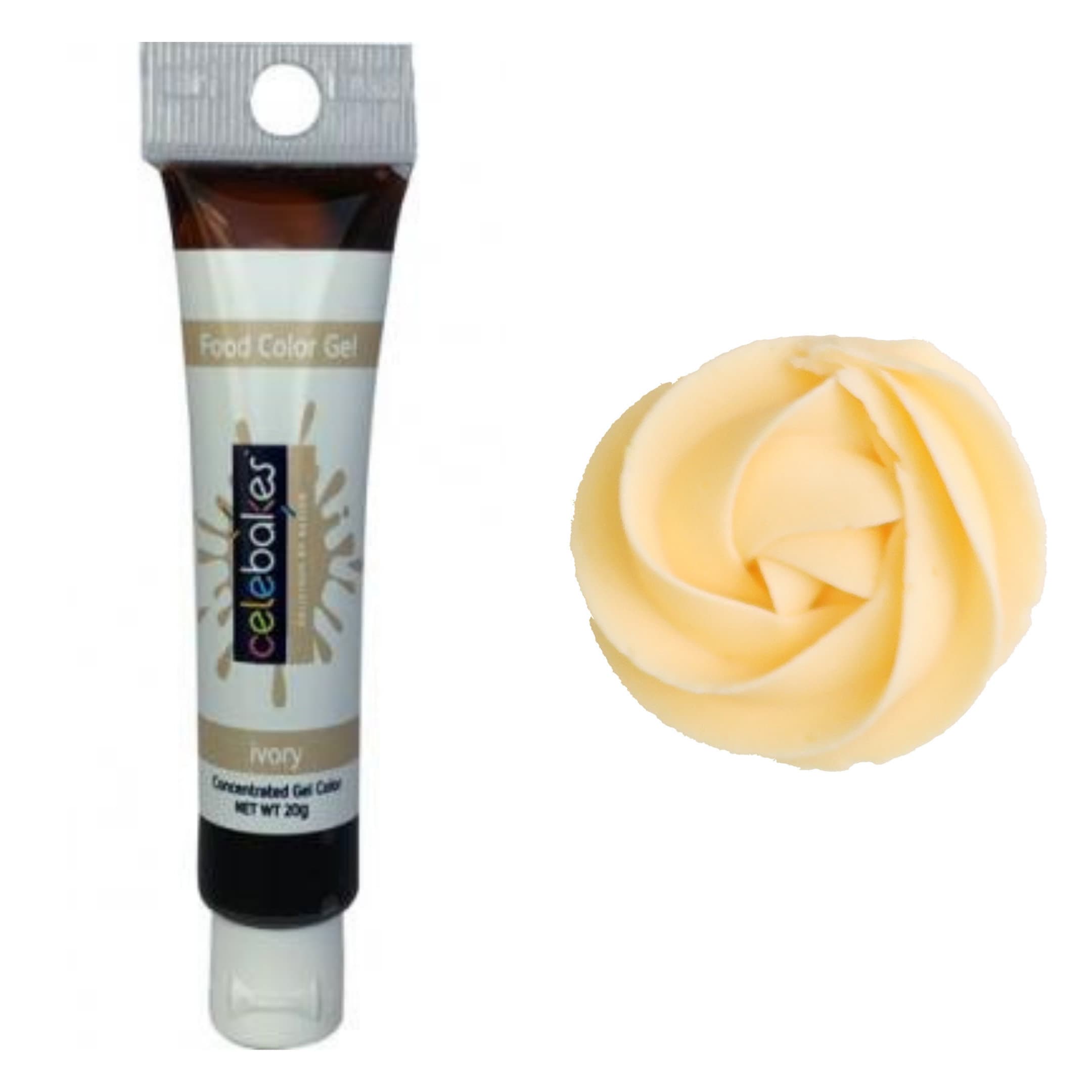 Ivory Gel Food Coloring Celebakes Gel Food Color Food - Etsy België
