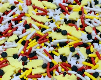 Sprinkle Mix ~ Lightning Car ~ Cupcake Sprinkles ~ Cake Sprinkles ~ Cars Party