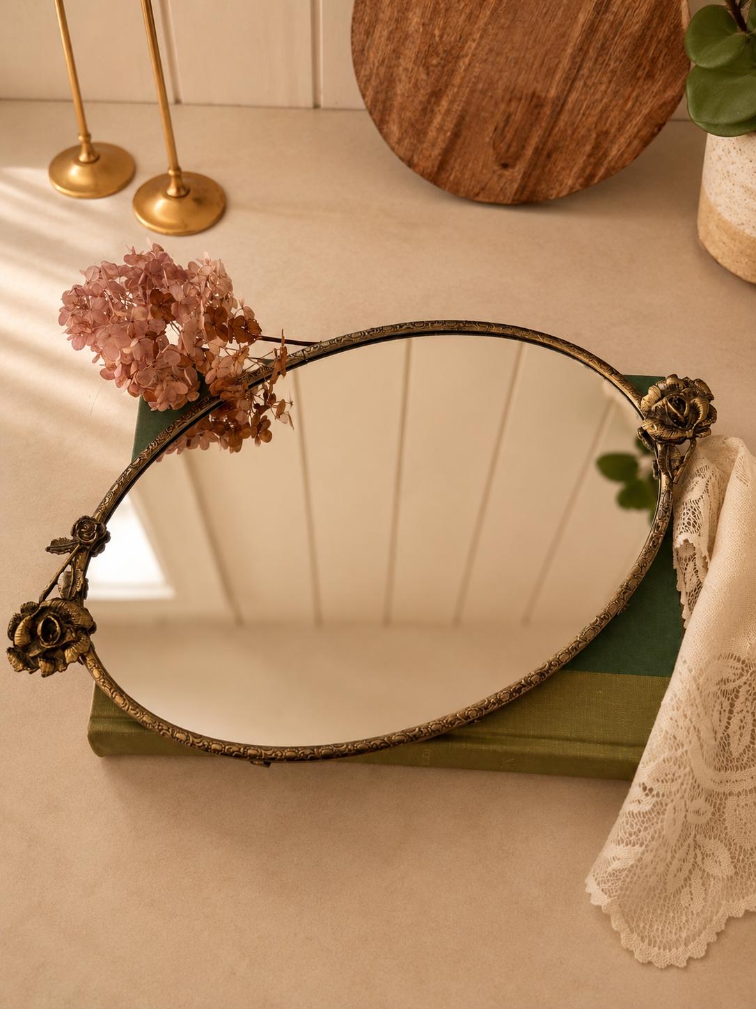 Antique Roses Mirror - Etsy Canada