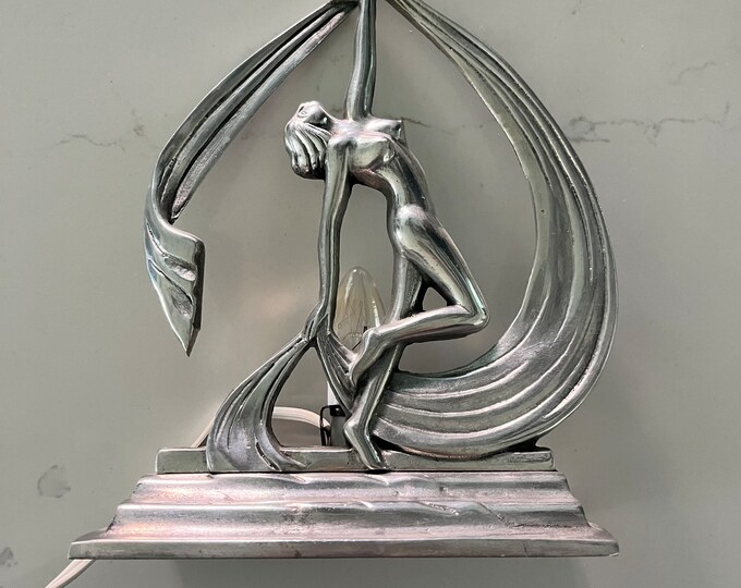 Art Deco Light Vintage Art Deco Accent Light Art Deco Night Etsy