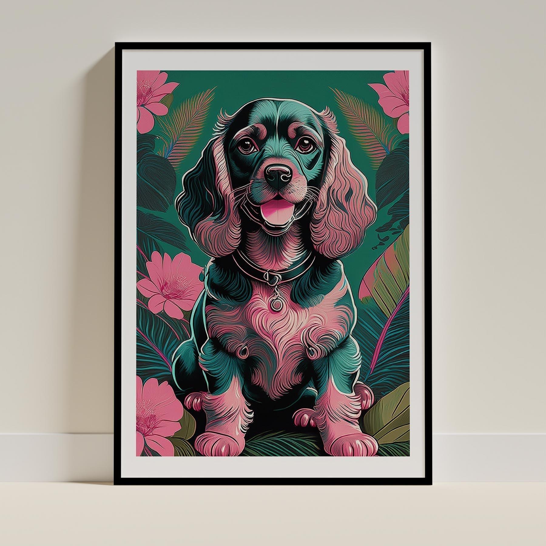Cocker Spaniel Dog Art Print Unframed Vol 2 | 11 Unique Designs | Wall ...