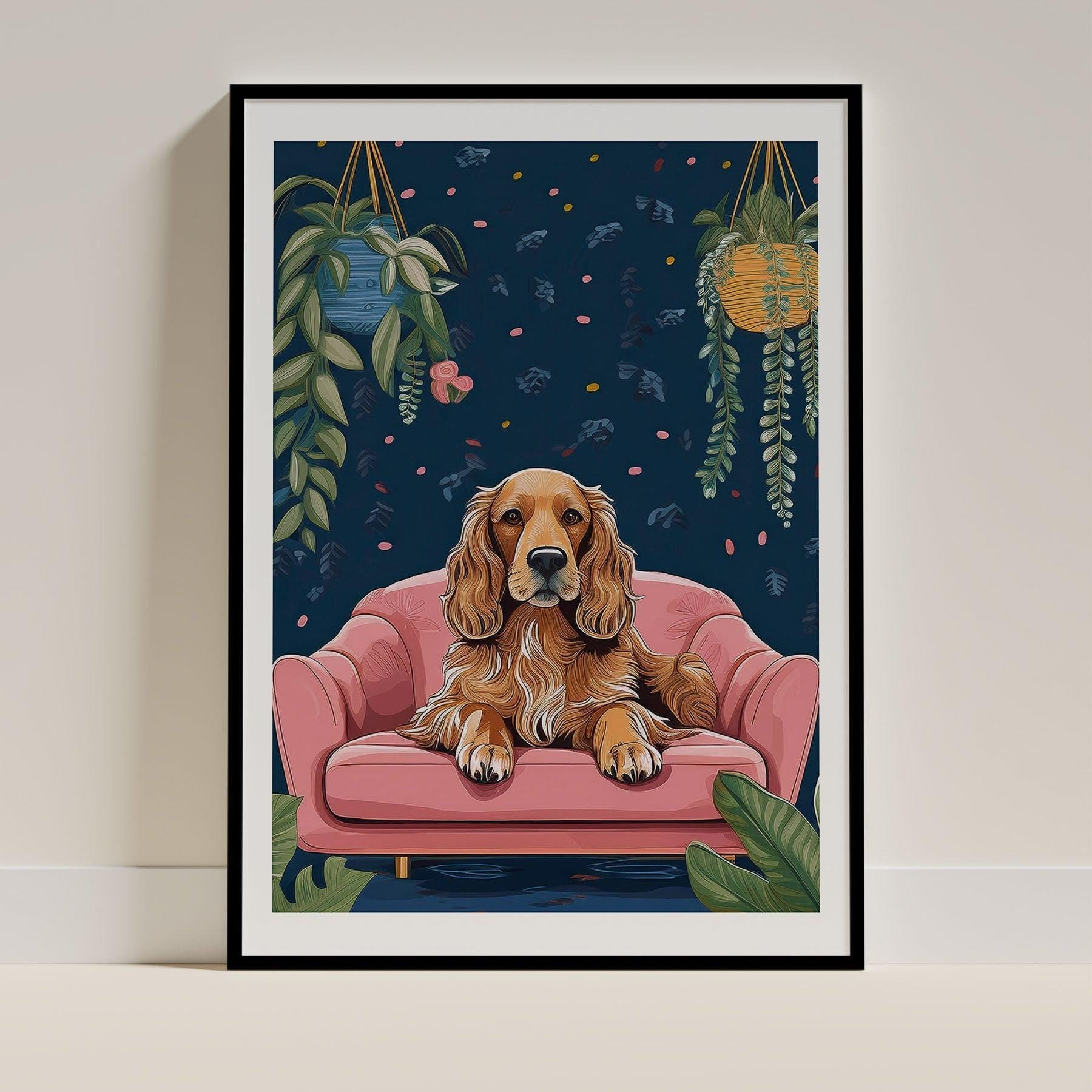 Cocker Spaniel Dog Art Print Unframed Vol 2 | 11 Unique Designs | Wall ...