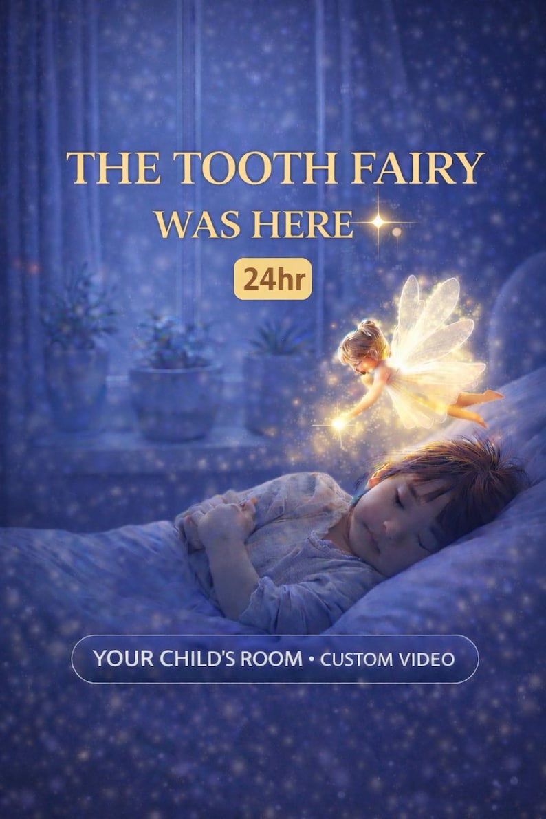 Personalized Tooth Fairy Video | Custom Child's Room Magic (digital ...