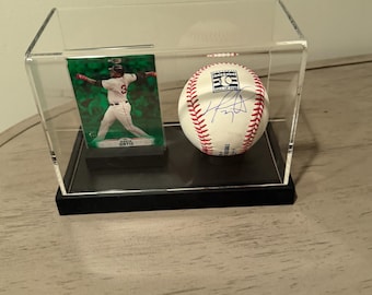 David Ortiz Signed Baseball Display Case | JSA Certified Big Papi Autographed Baseball & card combination,  baseball gifts, mancave decor