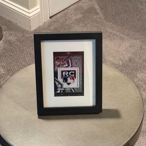 Garrett Crochet Rookie Card Patch 01/70 Framed | Chicago White Sox RC Display | Baseball Card Wall Art | MLB Collectible Gift