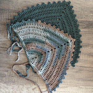 Crochet Bandana - Cotton blend Summer Bandana
