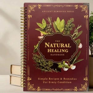 Manual de sanación natural 2026: Guía encuadernada en espiral para remedios herbales y apoyo a la salud holística con protocolos paso a paso.