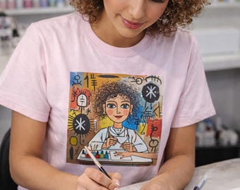 Nagel Artist T-Shirt | Nagel-Kunst-T-Stück | Manikürist Geschenk | Nagelkunst Shirt | Niedliches Nageldesign | Nagel Künstler Geschenk