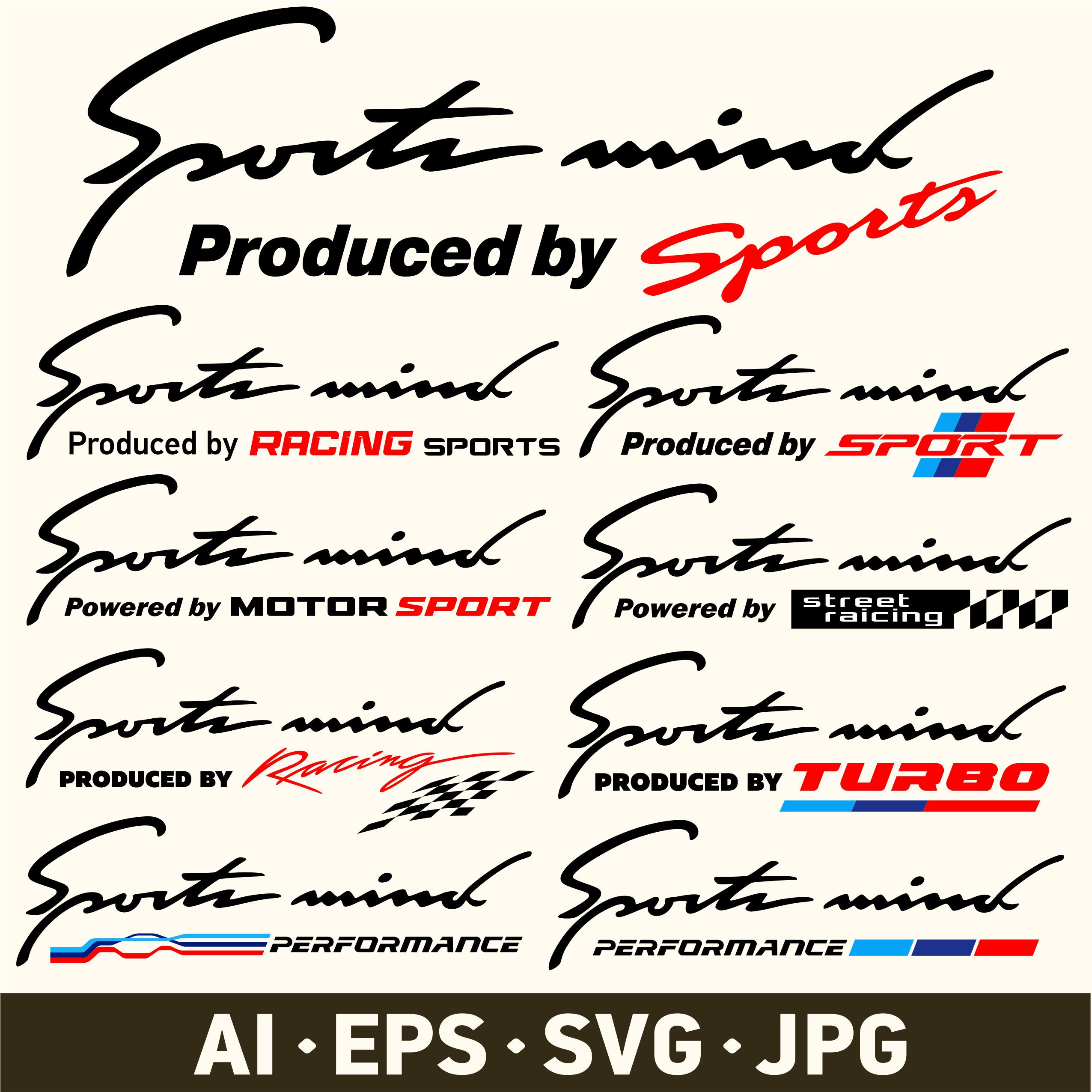 Kdf Sticker Sport Mind Produced Sticker Decal SVG Bundle. Car Door Body Glass Motor ...