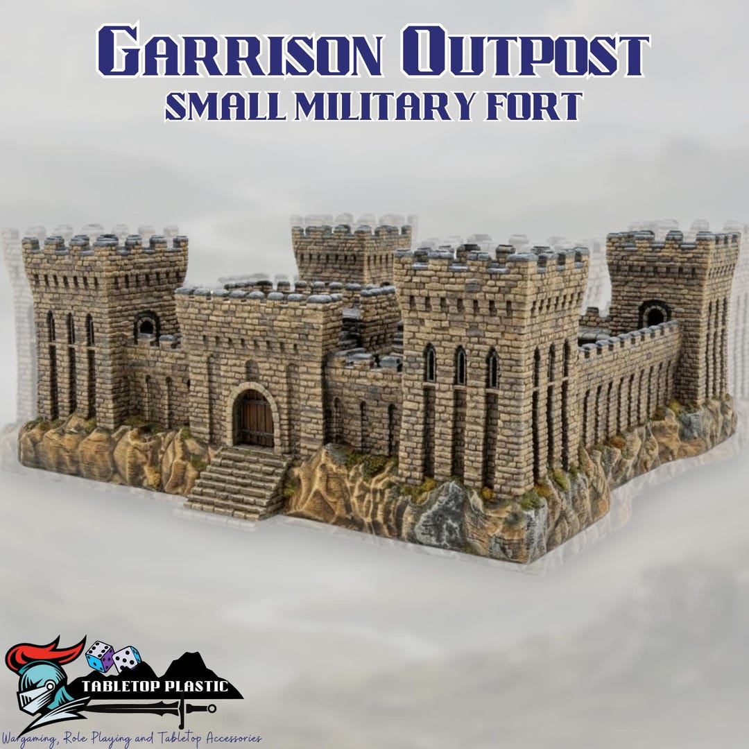 Mini Tech Fort Small Military Fort Terrain - Etsy