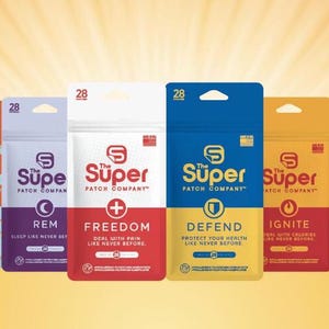 SuperPatch Samples 20 Drug Free Wearable Patch--Please specify patch. If no patch specified, we will ship the foundational patch Liberty.