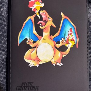 pokemon card binder etsy Pokemon Card Binder