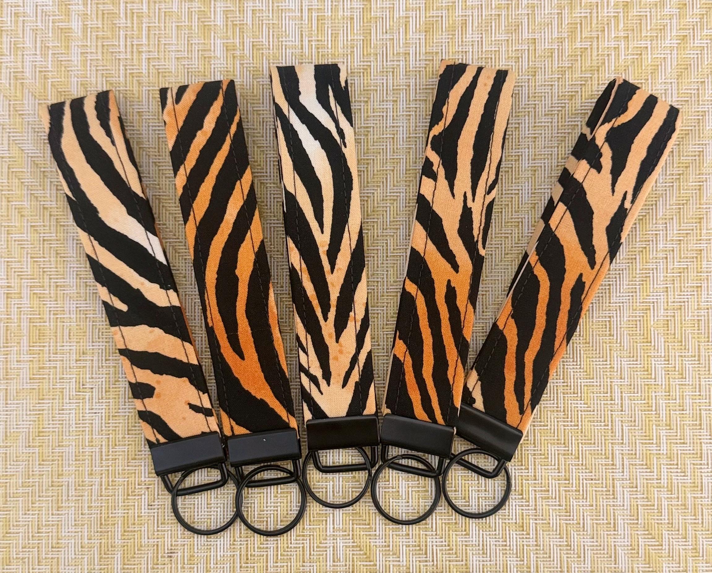 Tiger Key Tiger Print Key Fob - Etsy