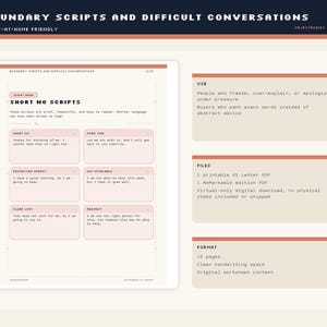 Grensscripts voor moeilijke gesprekken | Tekst-, werk- en familiescripts pdf | Opmerkelijk: afbeelding 6
