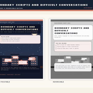 Grensscripts voor moeilijke gesprekken | Tekst-, werk- en familiescripts pdf | Opmerkelijk: afbeelding 5