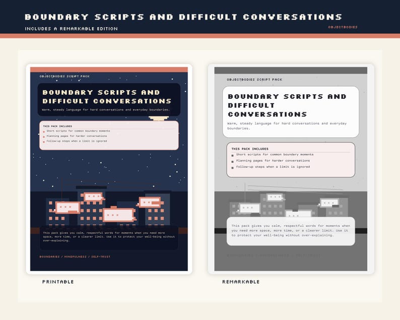 Grensscripts voor moeilijke gesprekken | Tekst-, werk- en familiescripts pdf | Opmerkelijk: afbeelding 5