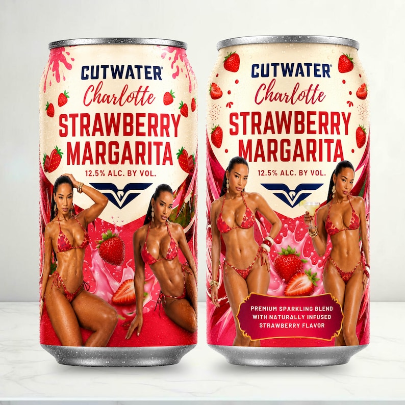 Redigerbar Margarita-burkförpackningsetikett, läskburkförpackningsmall Canva Vuxna festfavoriter Dryckesetiketter, Festfavoritmall (digital nedladdning), bild 7