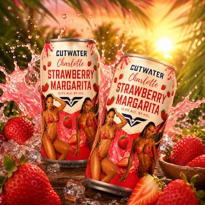 Redigerbar Margarita-burkförpackningsetikett, läskburkförpackningsmall Canva Vuxna festfavoriter Dryckesetiketter, Festfavoritmall (digital nedladdning), bild 2