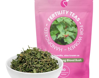 Hundeblutkraut (Rivina humilis) | 100% Wildkraut | Reine Mischung | Keine Verschmutzung oder Form AAA Erhaltung | Von Fruchtbarkeitstees | Kostenloser Versand