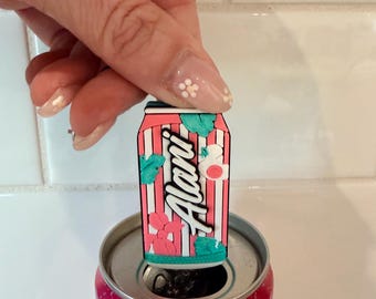 PopOff Can Tab Opener Keychain, Alani Inspired Nail Saver, Easy Can Opener for Acrylic Nails, Gel Nails, Energy Drink Lover Gift