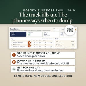 Junk Removal Pricing and Route Dashboard | Truck Load Fraction Calculator App, No Install | Dump Fee, Crew Cost & Job Profit image 6