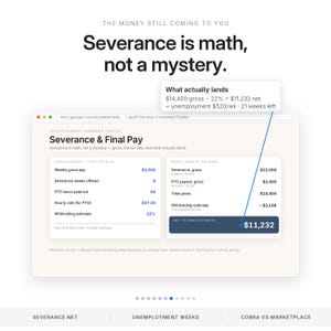 Foglio di calcolo per il budget dei licenziamenti / Piano finanziario per la perdita del lavoro e calcolatore di autonomia per Excel e Fogli Google / Strumento di monitoraggio di indennità di fine rapporto e disoccupazione immagine 7