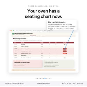 Thanksgiving Planner Spreadsheet | Thanksgiving Hosting Budget with Menu, Potluck and Groceries for Excel and Google Sheets | Friendsgiving image 7