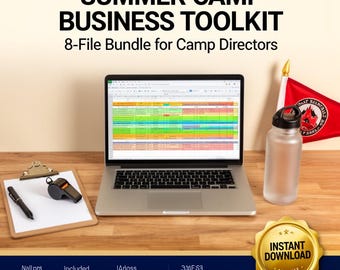 Summer Camp Business Toolkit | Registration, Waiver, Roster (Digital Download)