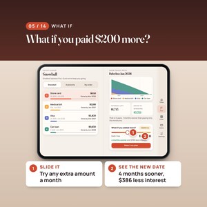 Debt Payoff Planner Web App, Snowball and Avalanche Tracker, Two-Screen Layout, Compatible with iPhone Duo image 5
