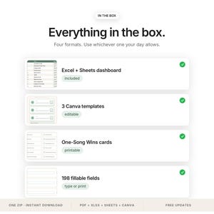 ADHD Cleaning Planner Home Reset Bundle Printable Room by Room Checklists Cleaning Schedule Spreadsheet & Chore Chart Canva Templates image 9