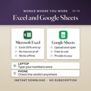 Retirement Planner Spreadsheet | Can I Retire Calculator, Retirement Paycheck, Budget, Social Security, Checklist | Excel Google Sheets imagen 12