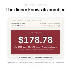 Thanksgiving Planner Spreadsheet | Thanksgiving Hosting Budget with Menu, Potluck and Groceries for Excel and Google Sheets | Friendsgiving image 8