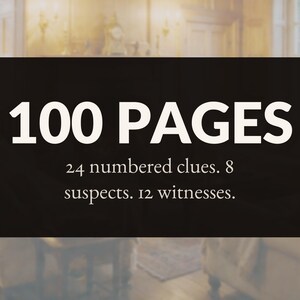 Murder Mystery Party Game Printable for 4-20 Players | Host Can Play, No Acting, Full Kit with Host Guide | Instant Download Dinner Party image 5