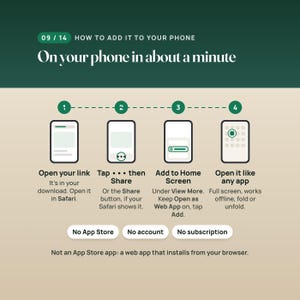 Paycheck Budget Web App, Offline Budget Planner with Two-Screen Layout, Compatible with iPhone Duo image 9