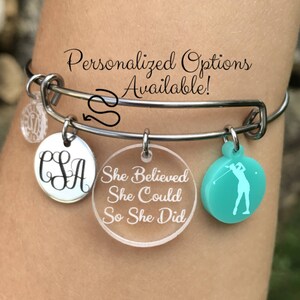 Golf Bracelet, Golfer Bracelet, Girls Golf Gifts, Girl Golfer Gift, Golf Jewelry, Golfer Jewelry, Gift for Golfer
