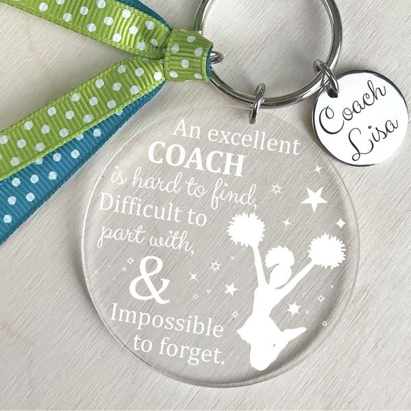 Cheer Coach Gifts, Cheer Coach Keychain, Cheerleading Coach Gifts, Cheerleader Coach Gift, Cheerleading Coach Keychain, Coach Gift Idea