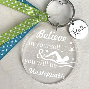 Swim Keychains, Swim Bag Tag, Swim Key Chain, Swimmer Keychain, Swimming Keychain, Swimming Key Chains,Swim Gifts,Swimmer Gift,Swimming Gift