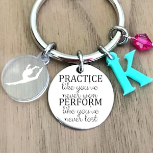 Gymnastics Keychain, Gymnastics Key Chain, Gymnast Keychain, Gymnast Keyring, Gymnast Key Ring, Gymnastics Gift,Gymnast Gift,Sports Keychain