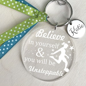 Soccer Keychain, Soccer Bag Tag, Soccer Key Chain, Soccer Keychain Personalized, Soccer Gifts, Girls Soccer Gifts, Personalized Soccer Gifts