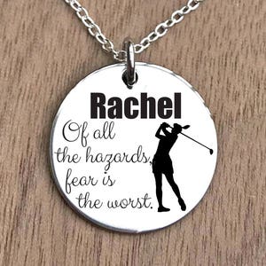 Golf Necklace, Golf Jewelry, Womens Golf Necklace, Girls Golf Necklace, Girls Golf Jewelry, Womens Golf Jewelry, Girls Golf Gift,Golfer Gift