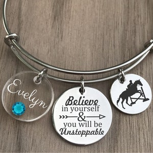 Equestrian Bracelet, Equestrian Jewelry, Horse Bracelet, Horse Rider Gift, Equestrian Gift, Horse Gifts for Girls, Girls Horse Jewelry