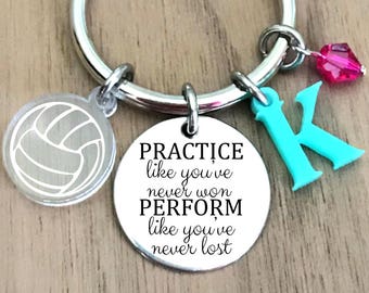 Volleyball Keychain, Volleyball Keychain Personalized, Volleyball Key Chain, Volleyball Gifts,Volleyball Gift Ideas,Volleyball Gift for Girl