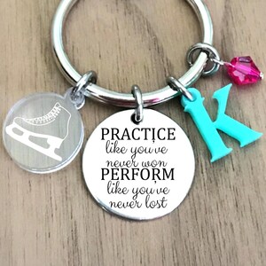 Figure Skating Keychain, Figure Skating Key Chain, Ice Skating Keychain, Ice Skater Keychain, Ice Skater Key Chain, Figure Skating Gifts