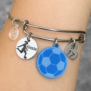 Soccer Gifts, Soccer Bracelet, Soccer Player Gifts, Soccer Players Bracelet, Soccer Jewelry, Gift for Soccer Player