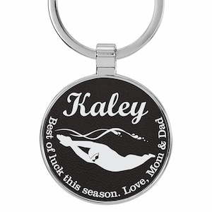 Swim Gifts, Swimmer Gifts, Swimming Gifts, Swim Keychain, Swim Zipper Pull, Swimming Keychain, Swim Team Gift, Swimming Team Gift