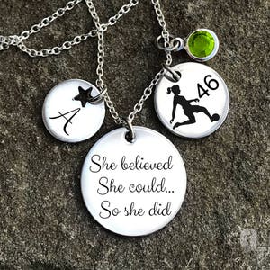 Soccer Necklace, Soccer Jewelry, Soccer Necklace for Girl, Soccer Charm Necklace, Girls Soccer Necklace, Girls Soccer Gifts, Soccer Gifts