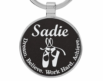 Dance Gifts, Dance Keychain, Dancer Gifts, Dancer Keychain, Ballerina Gifts, Ballerina Keychain, Ballet Gifts, Ballet Keychain